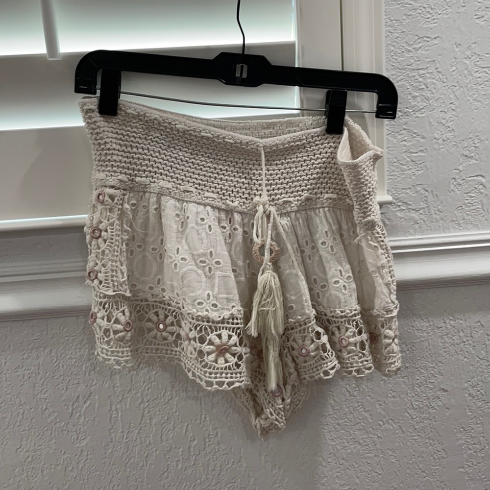 Beige beach shorts